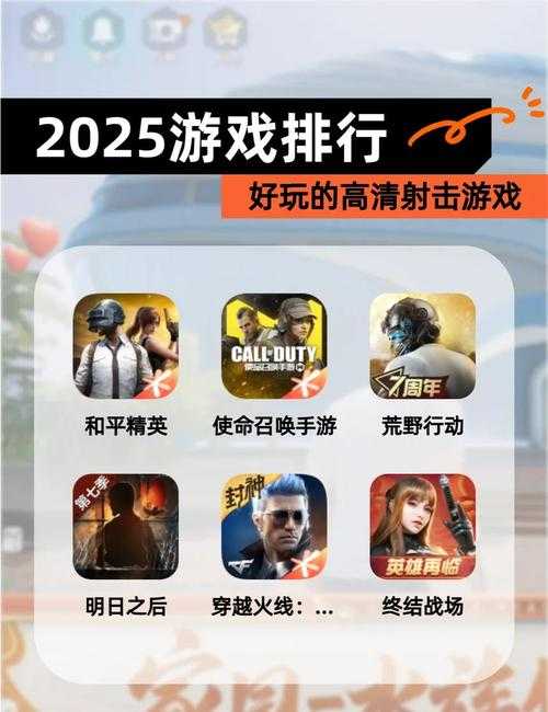 2025年新手友好射击网游全攻略
