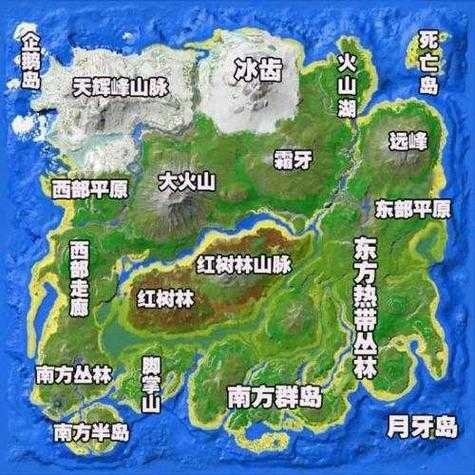 2025年方舟手游雪山区域生存指南 资源 挑战与隐藏地图全解