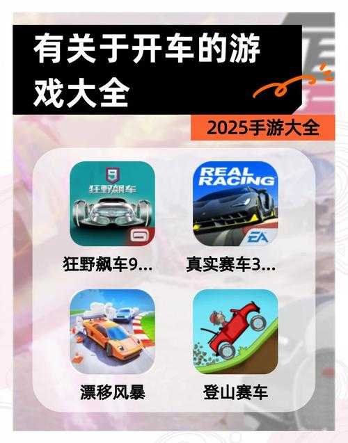 2025年最值得体验的飙车游戏全解析