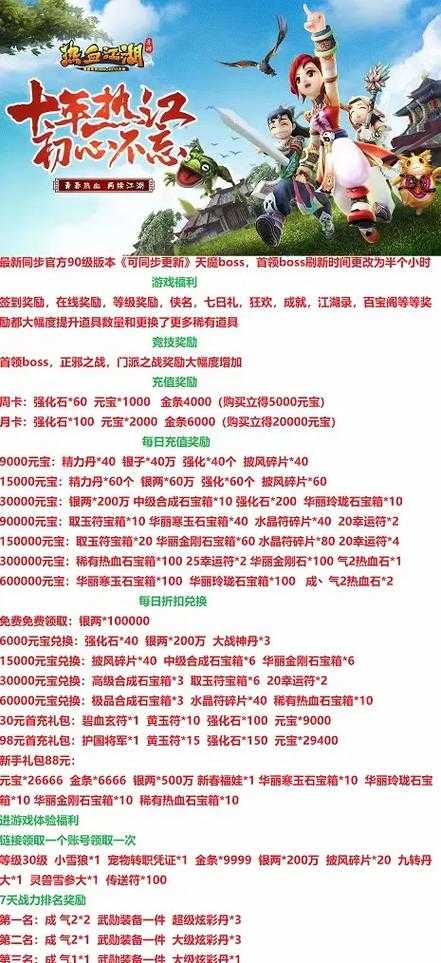 热血江湖2025任务时间表及经验收益攻略