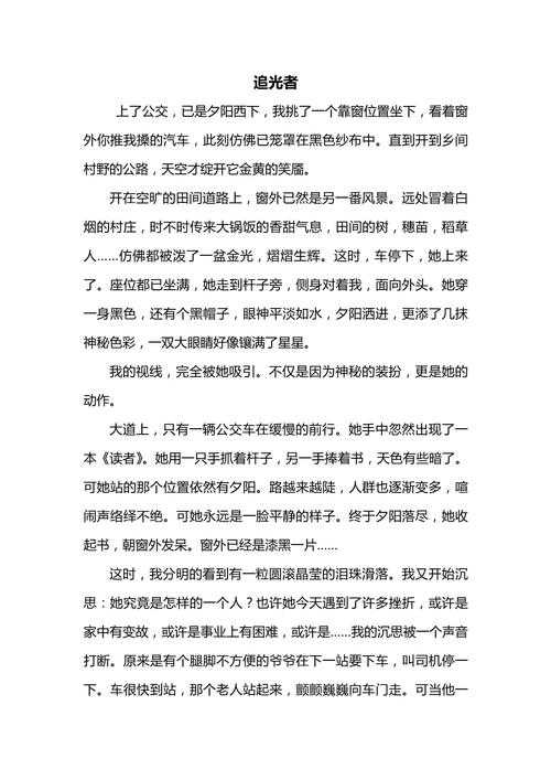 追光者第