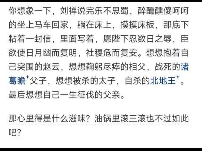 站凳上香教育刘禅:键盘侠的另类焦点