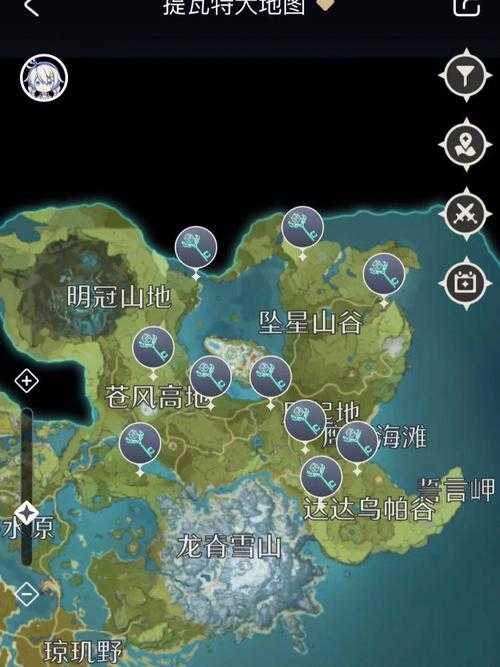 蒙德地灵龛位置分布图2025最新一览