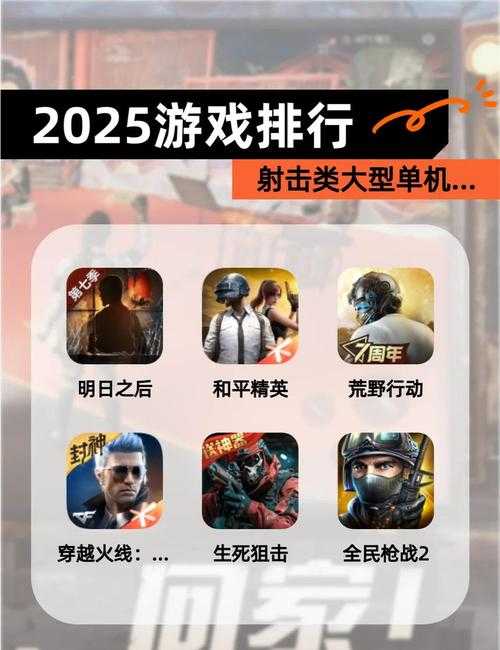 2025年最值得入手的十大射击网游推荐 附玩家行为数据对比