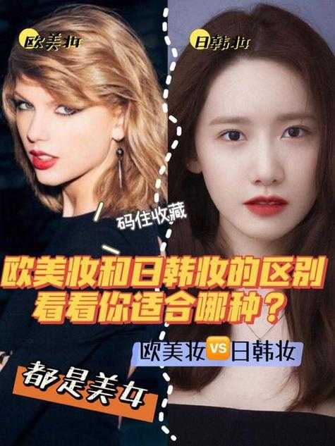 日韩妆与欧美妆风格差异明显,揭秘两者特点及成因