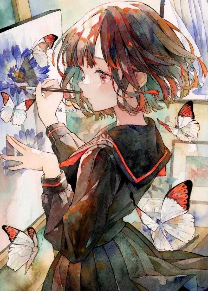 田中宁宁创作风格:独特日系插画,清新唯美