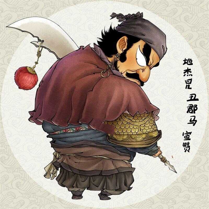 探秘经典人物变身卡通Q版形象:梁山好汉萌化新面貌