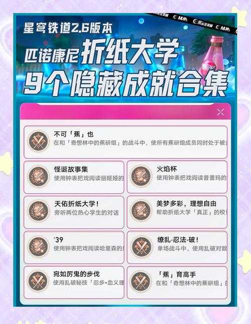 崩坏星穹铁道蕉学事故成就攻略,快速达成技巧分享