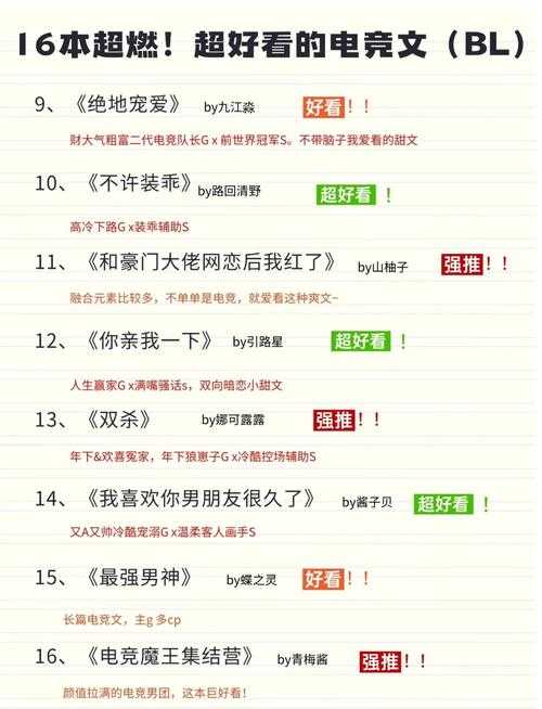 2025年最值得追的5部电竞甜宠小说推荐 附真实数据对比