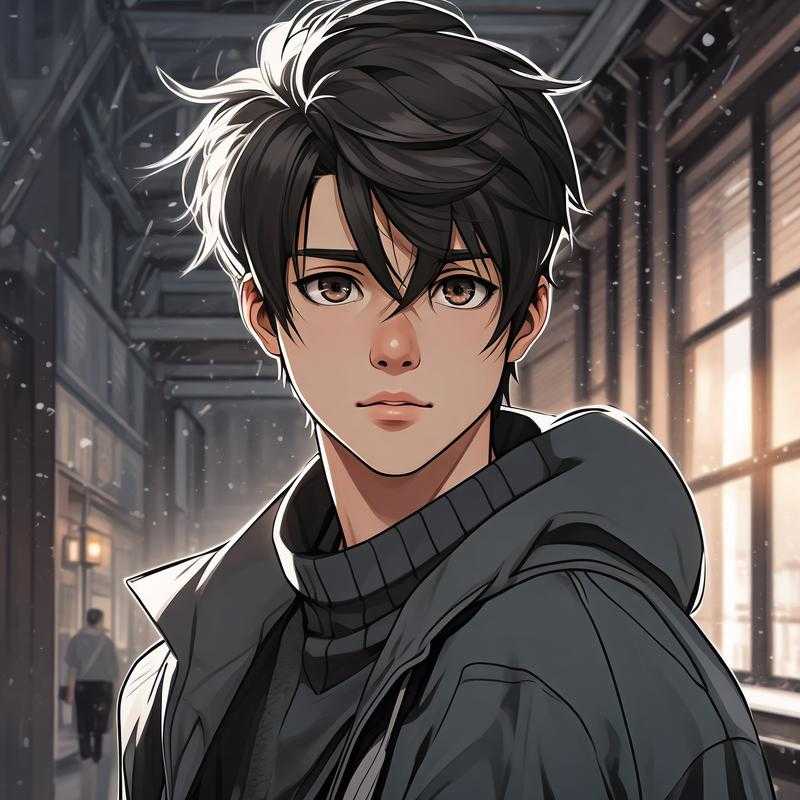 2025年最新黑白动漫男头图鉴 当高冷遇上文字