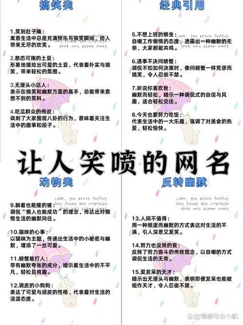 2025年最火搞笑昵称的脑洞全解析