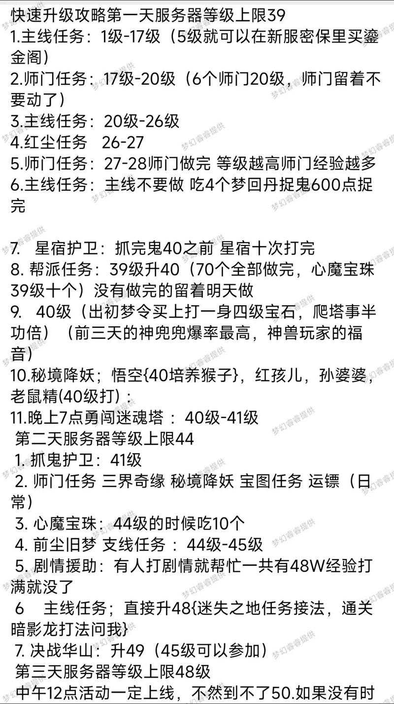 2025年梦幻网游高效升级全攻略 亲测有效的7大实战技巧
