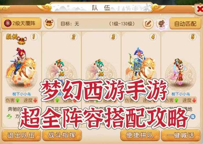 2025年梦幻西游组队副本阵容搭配全解析
