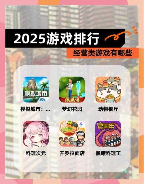 2025年模拟经营网游全攻略 这五款内测作品让我欲罢不能