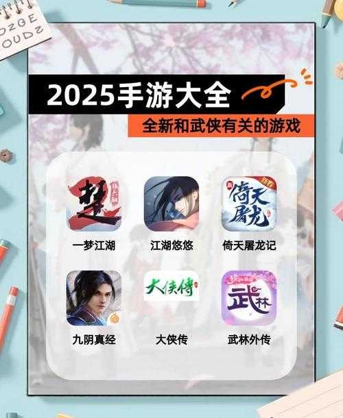 2025年武侠网游生存指南 12款手游真实体验与数据对比